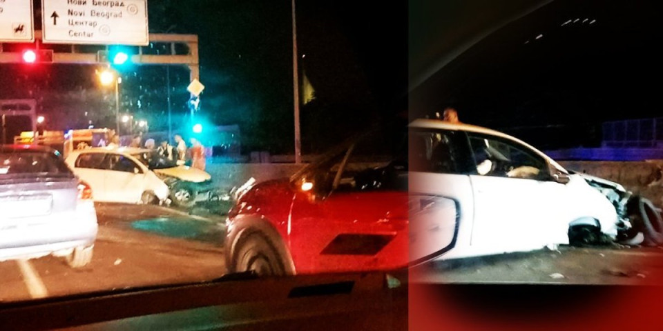 Jedna osoba povređena: Nesreća na Mostu na Adi