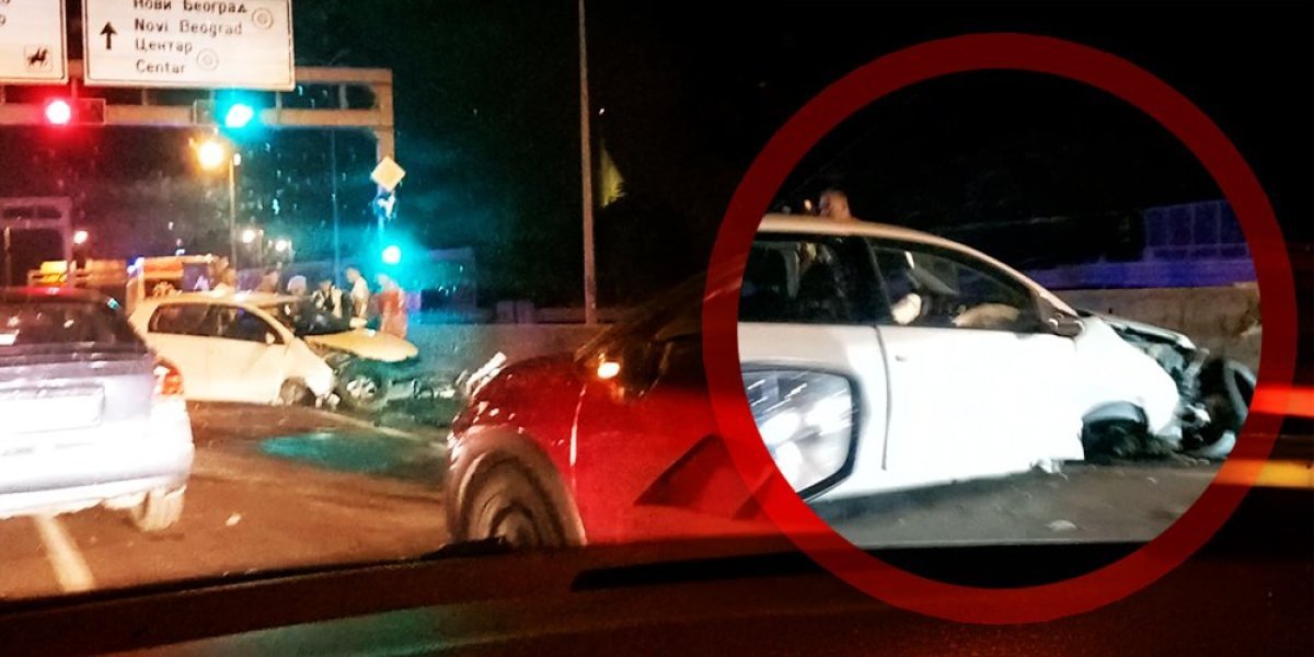 Teška saobraćajna nesreća na mostu na Adi: Ima povređenih (VIDEO)