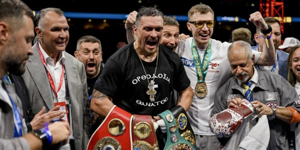 Kraaaaalj - Brutalan nokaut Usika, premlatio Britanca, pa ga zakucao za pod (VIDEO/FOTO)