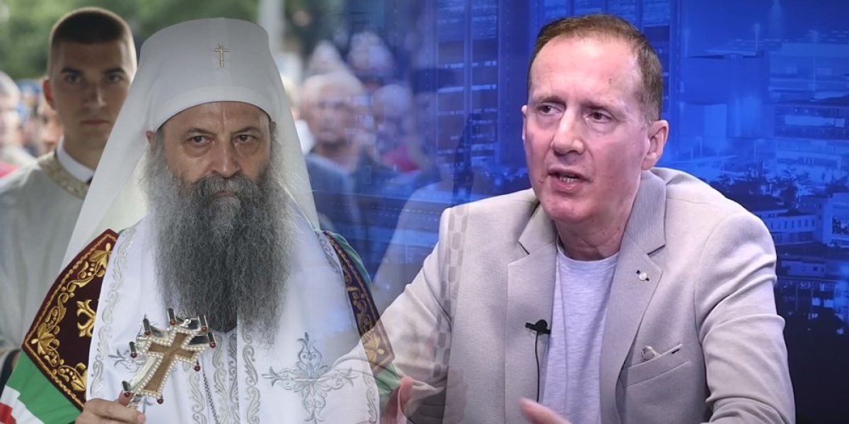 Blokaderski profesor monstrum pretio patrijarhu Porfiriju: "Smrskao bih mu tintaru macolom, a onda gazio po mozgu"