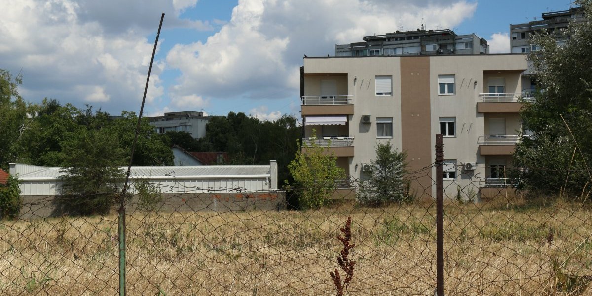 Plac na kojem se nalazila vila u Šilerovoj