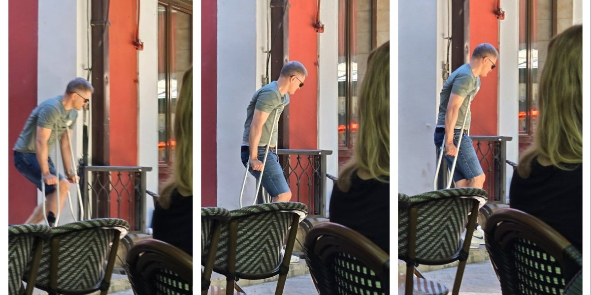 (PAPARACO) Vuk Jeremić povredio nogu!