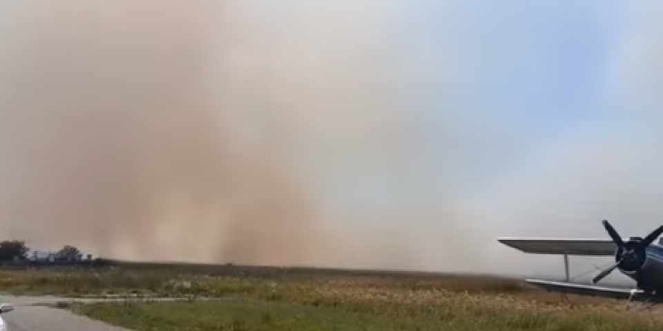 Požar u Vršcu: Plamen zahvatio veliku površinu (VIDEO)