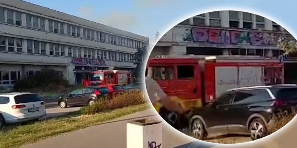 Vatra guta zgradu: Veliki požar u Novom Sadu (VIDEO)
