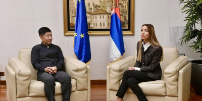 Potpredsednica Vlade i ministarka privrede Adrijana Mesarović danas je na aerodromu „Nikola Tesla“ dočekala delegaciju kompanije ,,HBIS GROUP” koju predvodi predsednik grupe Liu Đian.