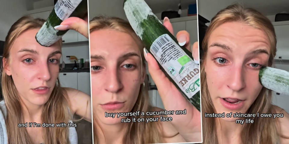 Trik sa krastavcem za kojim su žene poludele: Provereno smanjuje natečenost i podočnjake (VIDEO)