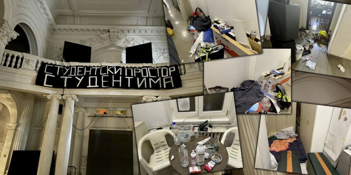 SMRDLJIVI SVINJAC U SKC-u: Ovako bi Srbija izgledala kad bi je zgubidani preuzeli! Ministar poručio: Narednih mesec dana izložba blokaderskog terora