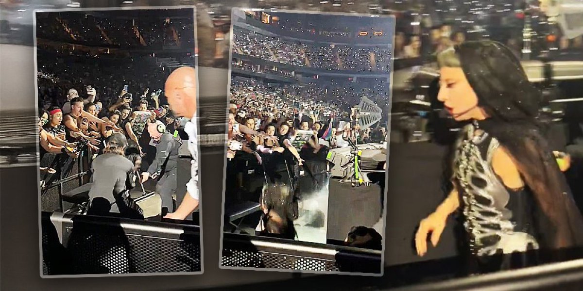 Razbila se kao zvečka: Poznata pevačica pala i poljubila pod na koncertu (VIDEO)