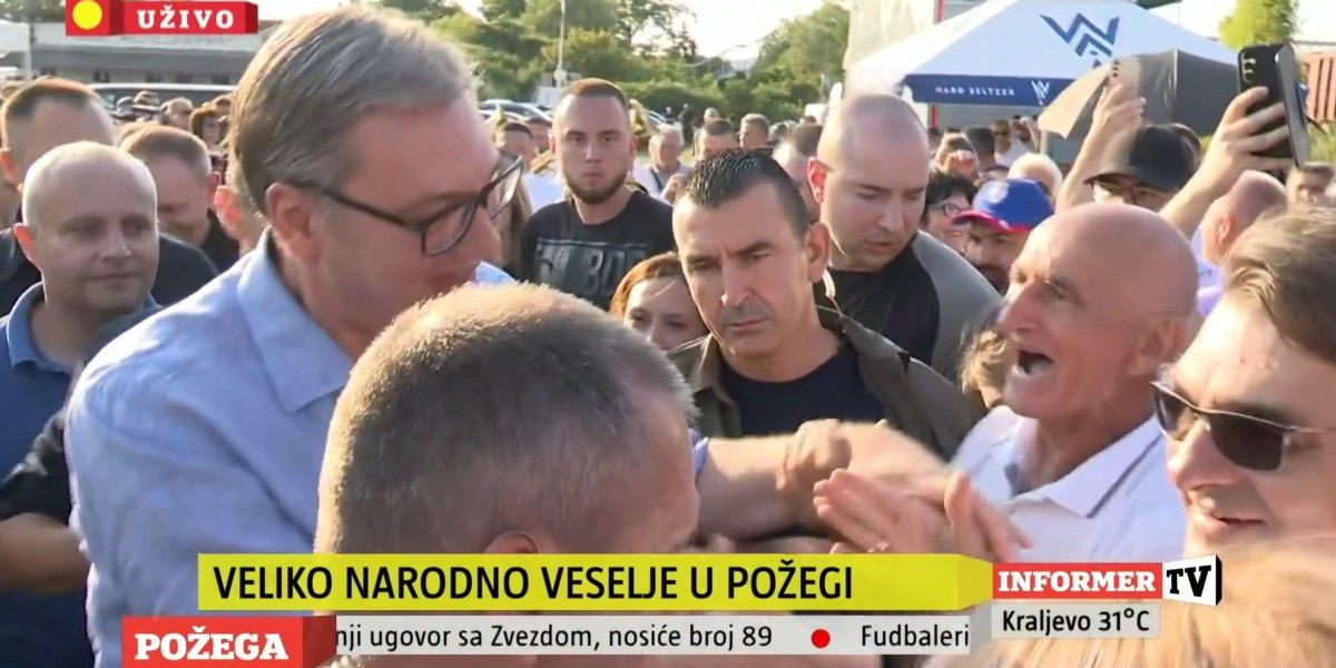Građani su želeli da zahvale predsedniku na svemu što radi za Srbiju 