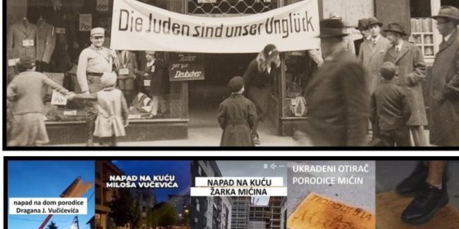 Od nacista 1934. do blokadera 2025: Isti postupak, ista mržnja prema Srbima