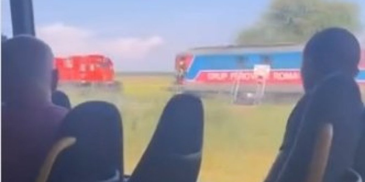 Gori voz: Požar na relaciji Beograd-Vršac (VIDEO)