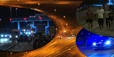 Oko 140 blokadera sa 69 vozila ušlo je večeras na auto-put Miloš Veliki u nameri da blokira deonicu. Ova njihova akcija dovodi u opasnost mnoge živote.