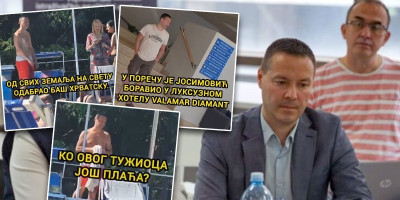 Slobodan Josimović, NVO tužilac Dinka Gruhonjića, koji vodi predmete "nadstrešnica" i "državni udar", od svih zemalja je za letovanje ove godine izabrao baš Hrvatsku, i za njega je, kako se može zaključiti po hotelu u kom je odseo, iskeširao više od 10.000 evra. Uz to, on je imao najmanje dva susreta s osobama interesantnim bezbednosnim strukturama Srbije, pa se postavljaju pitanja, ko je Josimović i za čije interese on radi?