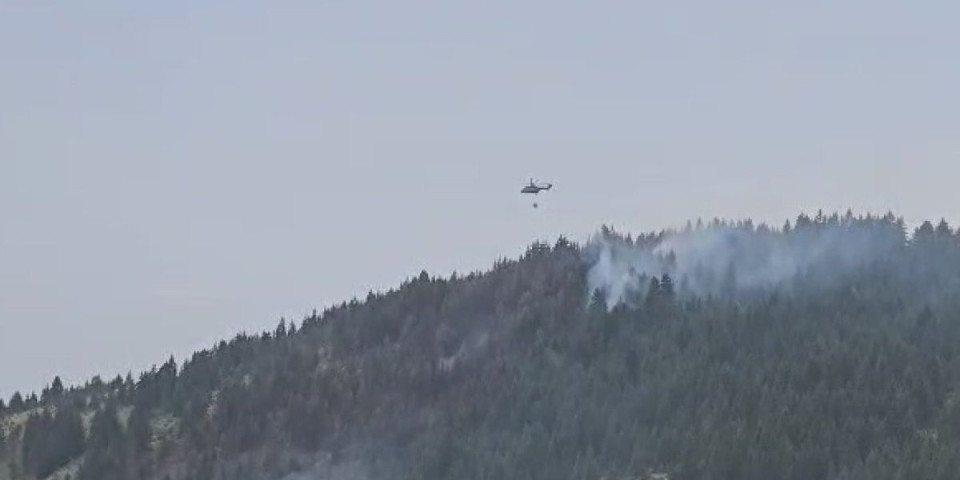 Helikopteri kod Prijepolja: Vatra guta sve pred sobom (FOTO)
