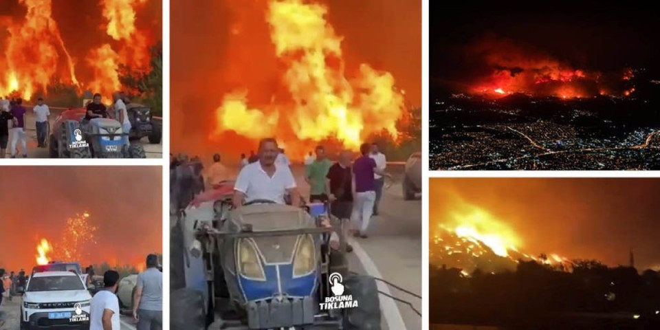 Požar biblijskih razmera: Turska gori, vatra guta sve pred sobom, ljudi beže u panici (VIDEO)