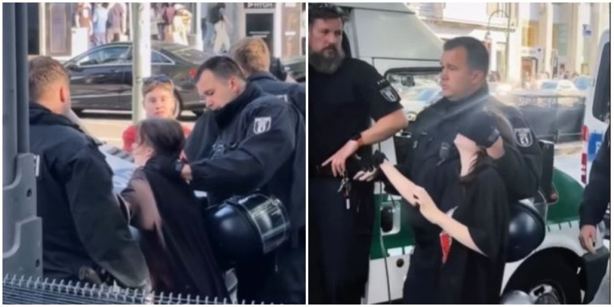 Šok scena u Berlinu! Pogledajte kako nemačka policija "nežno" hapsi devojčicu od 13 godina! (VIDEO)