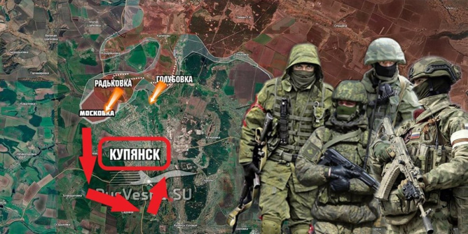 (MAPA) Šokantan manevar ruske vojske: Kupjansk odsečen munjevito, grad pada u kotao - Ukrajina u totalnom nokdaunu