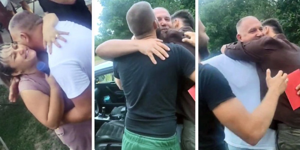 Iznenađenje jedva preživeo: Od sina unuče, a od žene...(VIDEO)