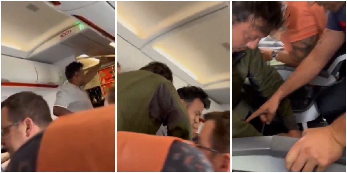 (VIDEO) Sedi dole, pi*ka ti materina! Srbin u avionu savladao teroristu - njegovom podvigu se divi ceo svet