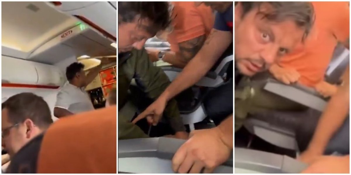 Čovek uzvikivao terorističke pretnje, a onda je Zoran ustao! Oglasio se heroj iz aviona: Selim se u Srbiju (FOTO/VIDEO)