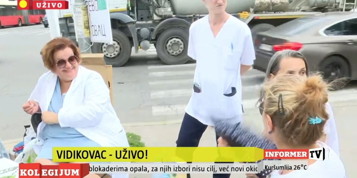 Dve žene bile su obučene kao lekari 