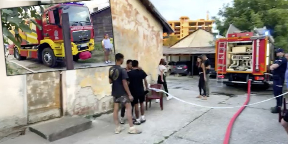 Povređena jedna osoba u pucnjavi u Novom Sadu: Vatrogasci se bore sa vatrenom stihijom (VIDEO)