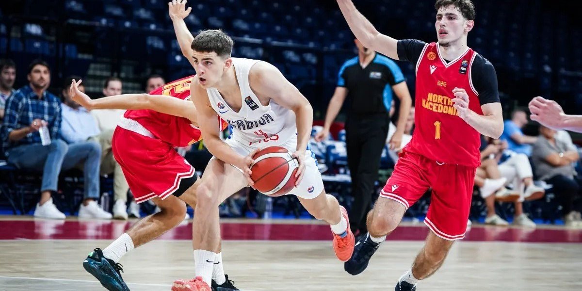 "Orlići" u osmini finala EP: Srpski košarkaši razbili Makedonce