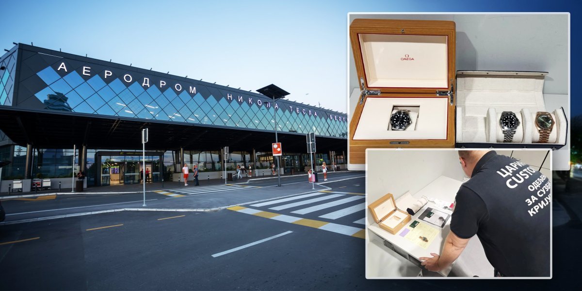 Pokušao da prokrijumčari robu vredniju od 80.000 dolara: Zaplena na aerodromu "Nikola Tesla" (FOTO)