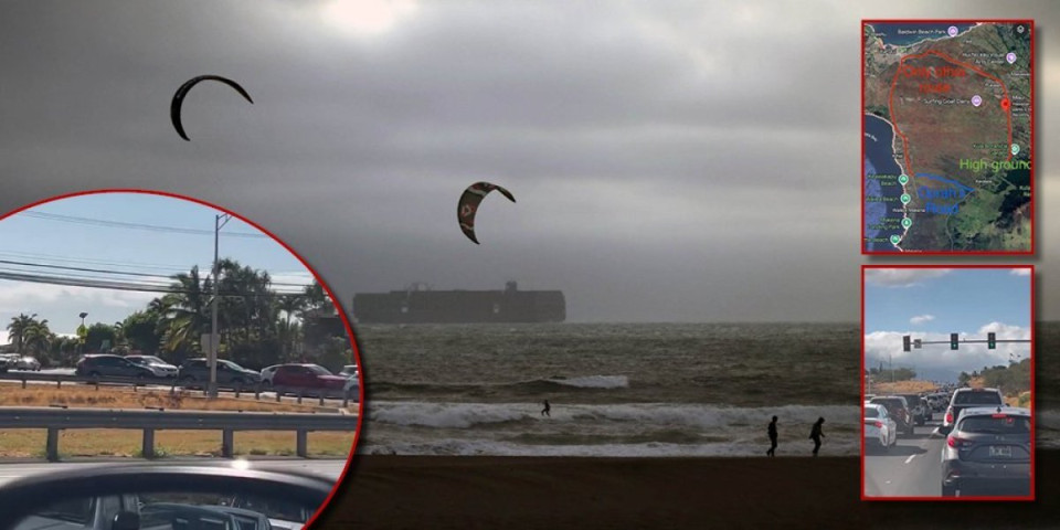 (VIDEO) Cunami iz Rusije juri ka Americi, građani panično beže! Opra Vinfri ne da preko imanja, ljudi je na kolenima mole za milost