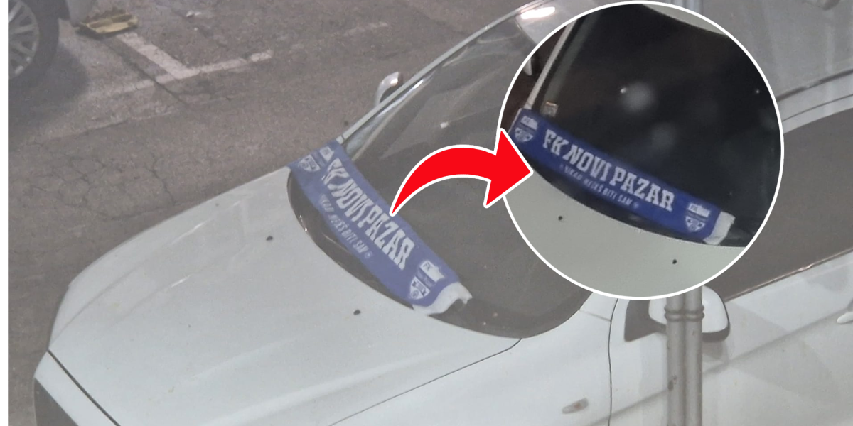 GOSI došao do šok fotografija: Huligani iz Pazara divljali ispred prostorija SNS u Kraljevu