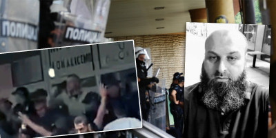 Emir Rapović, čovek sa dosijeom, podržava blokadere, a na Fejsbuku drži sliku rasparčane Srbije.