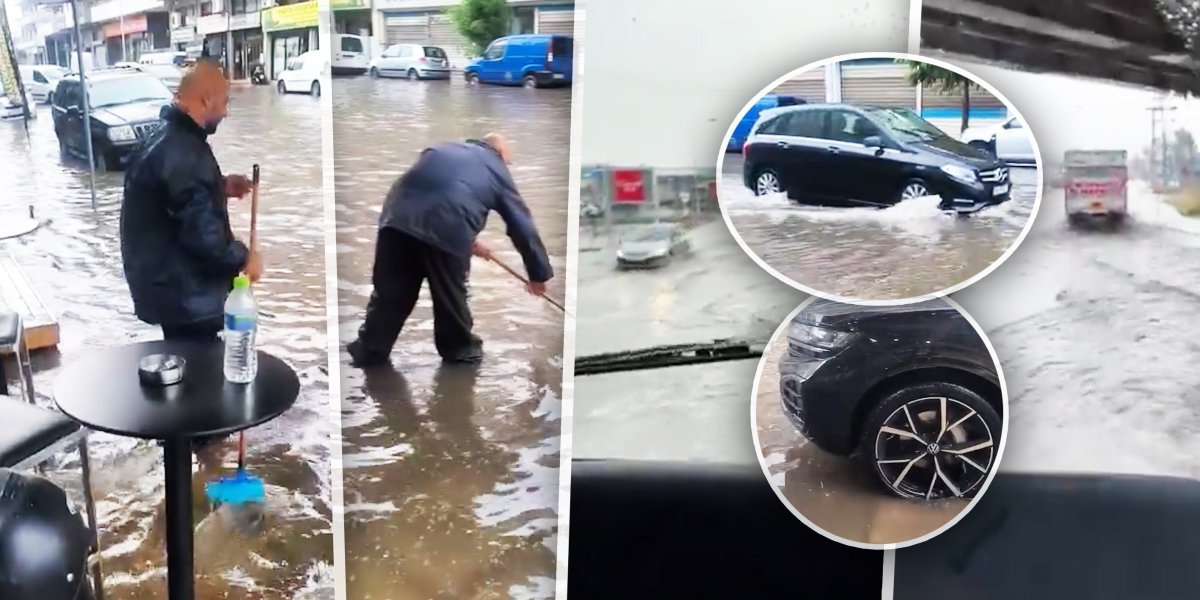 Strašno nevreme pogodilo omiljeni srpski grad: Bujice vode nosile sve pred sobom, došlo do sudara automobila (VIDEO)