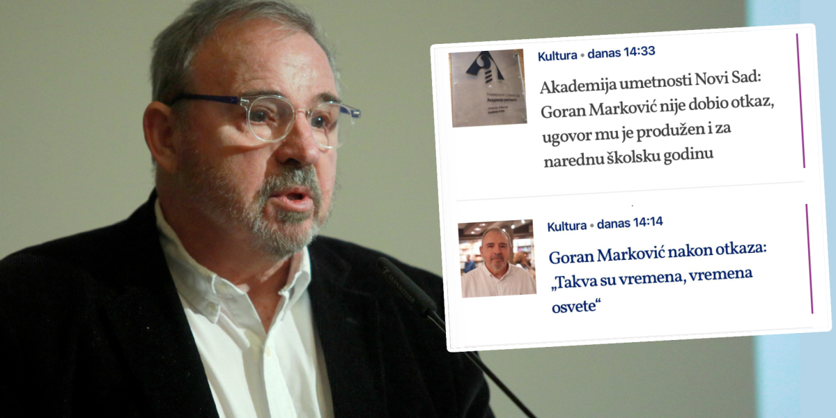 Kakav lažov, strašan lažov: Ideolog blokadera Goran Marković zakukao da je dobio otkaz, a evo šta je istina!