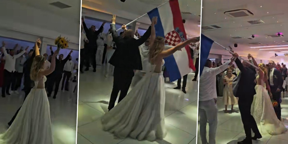 Mladenci skaču i pozivaju na ubijanje Srba: Skandal na ustaškoj svadbi (VIDEO)