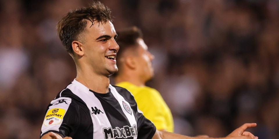 Raketa Miloševića: Majstorija napadača Partizana bacila Ukrajince na konopce (VIDEO)