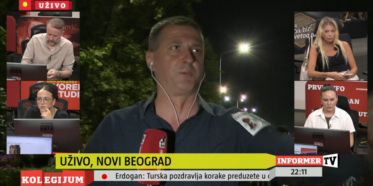 Reportera Informera udarili motkom: Dramatična scena na Novom Beogradu (VIDEO)