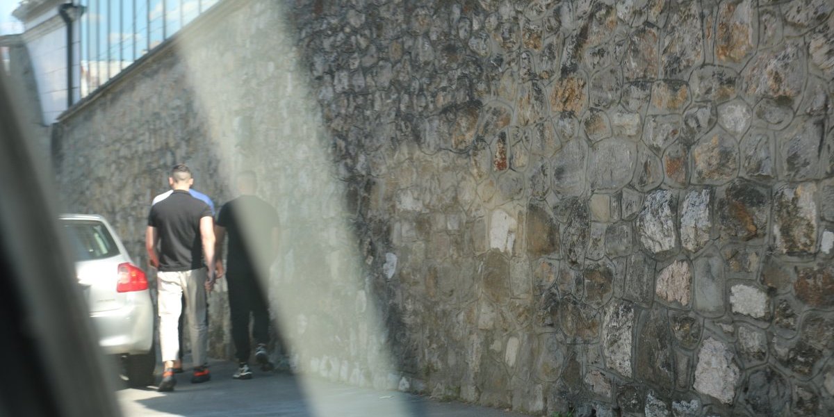 Veljko Ražnatović sa obezbeđenjem