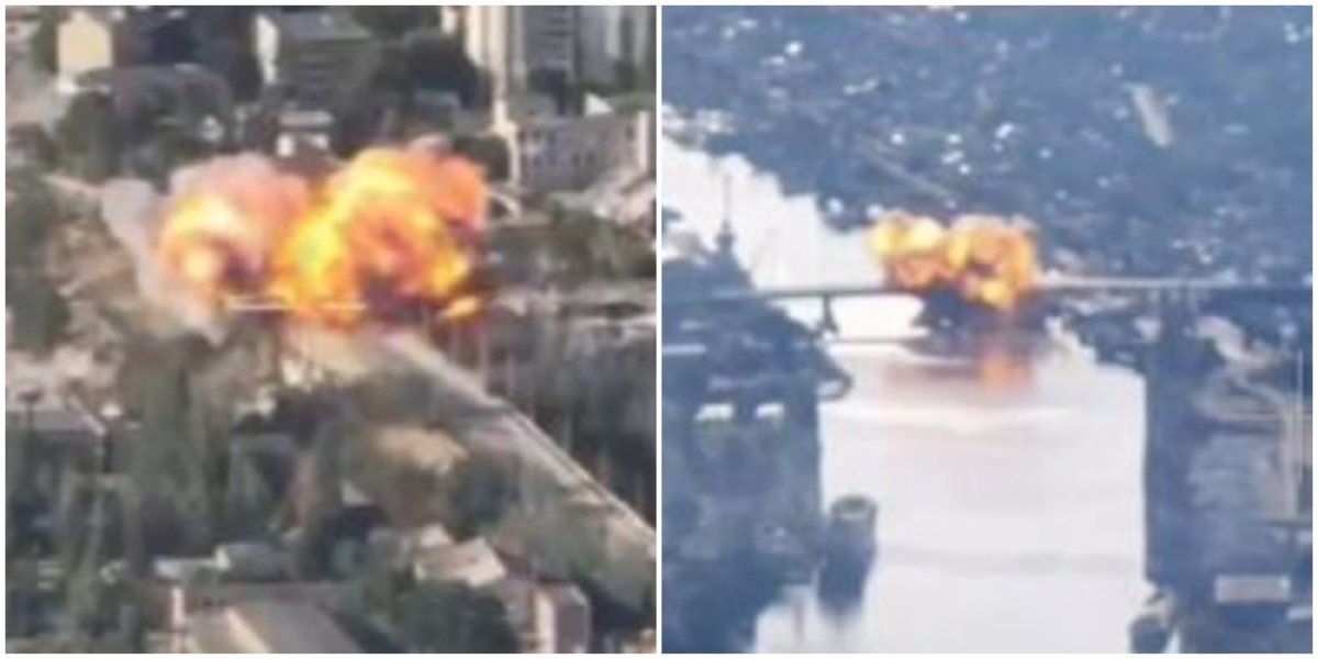 Rusi bombarodvali ključni most u Hersonu! Haos kod ušća u Dnjepar, ovo je priprema za nešto veće?! (VIDEO)