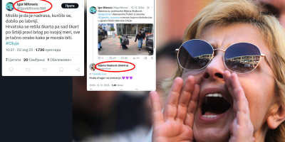 Igor Mitrović, glavni pajtos okorele antisrpkinnje Biljane Stojković, oduševljen je zločinačkom operacijom "Oluja".