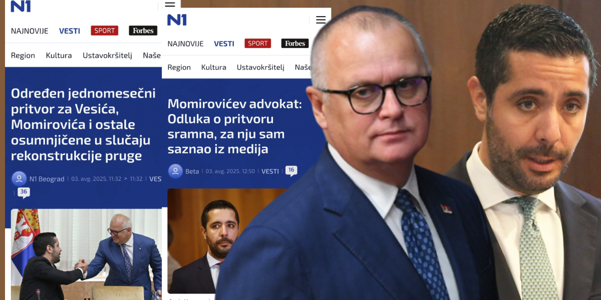 Ukradeno pravosuđe! Sad je sve jasno: Tužilaštvo za organizovani kriminal raportira tajkunskoj N1