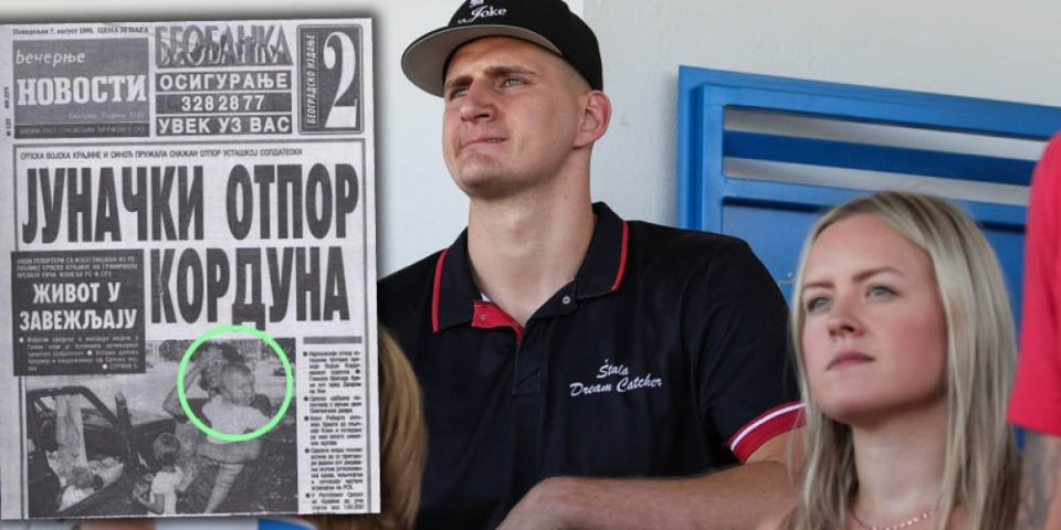 Jokićeva supruga preživela zločinačku "Oluju" - Kao beba proterana od strane hrvatske vojske, njena fotografija obišla svet (FOTO)