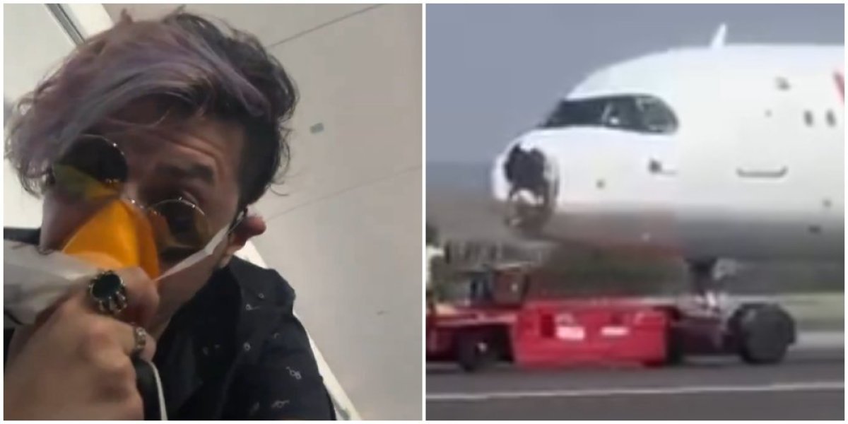 "Pogledajte šta je u mlaznjaku!" Drama iznad Madrida, avion sleteo s rupom odmah nakon poletanja! (VIDEO)