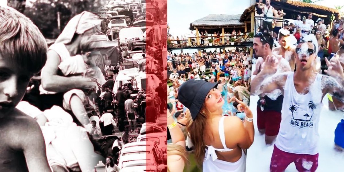 "Hladno je more posle Oluje": Dok Srbija tuguje, oni se provode na hrvatskom primorju (VIDEO)