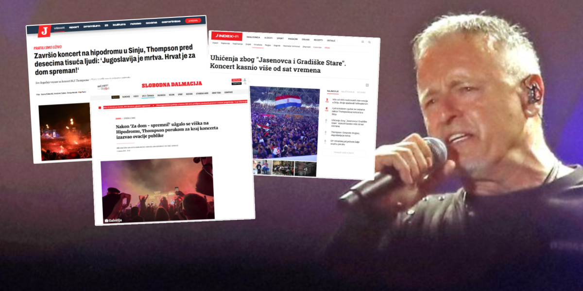 Ustaške orgije u Sinju: 150.000 ljudi urlalo uz Tompsona "za dom spremni", EU ćuti kao zalivena!