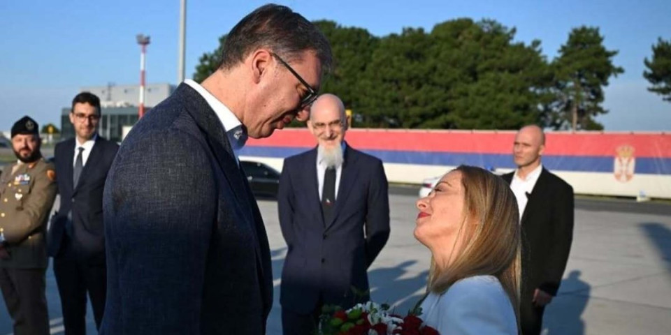 "Srbija nikada ne zaboravlja one koji su uz nas u ključnim trenucima": Vučić ugostio Đorđu Meloni (FOTO)