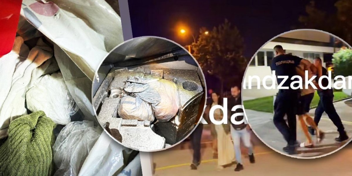 "Štek" u rezervnom točku: Automobilom punim droge pokušali da pređu granicu (FOTO/VIDEO)