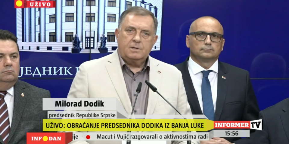 "Ja neću ni klečati, ni puzati, ja ću se boriti": Milorad Dodik najavio referendum, pa poslao moćnu poruku nakon što mu je oduzet mandat