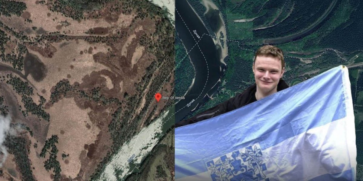 (FOTO) Nastala nova "država" između Srbije i Hrvatske: Došao iz Australije i zauzeo teritoriju, pa sebe proglasio za predsednika!