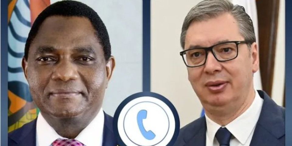 Vučić razgovarao sa predsednikom Zambije: Zahvalio sam se zbog stava o Kosovu i Metohiji