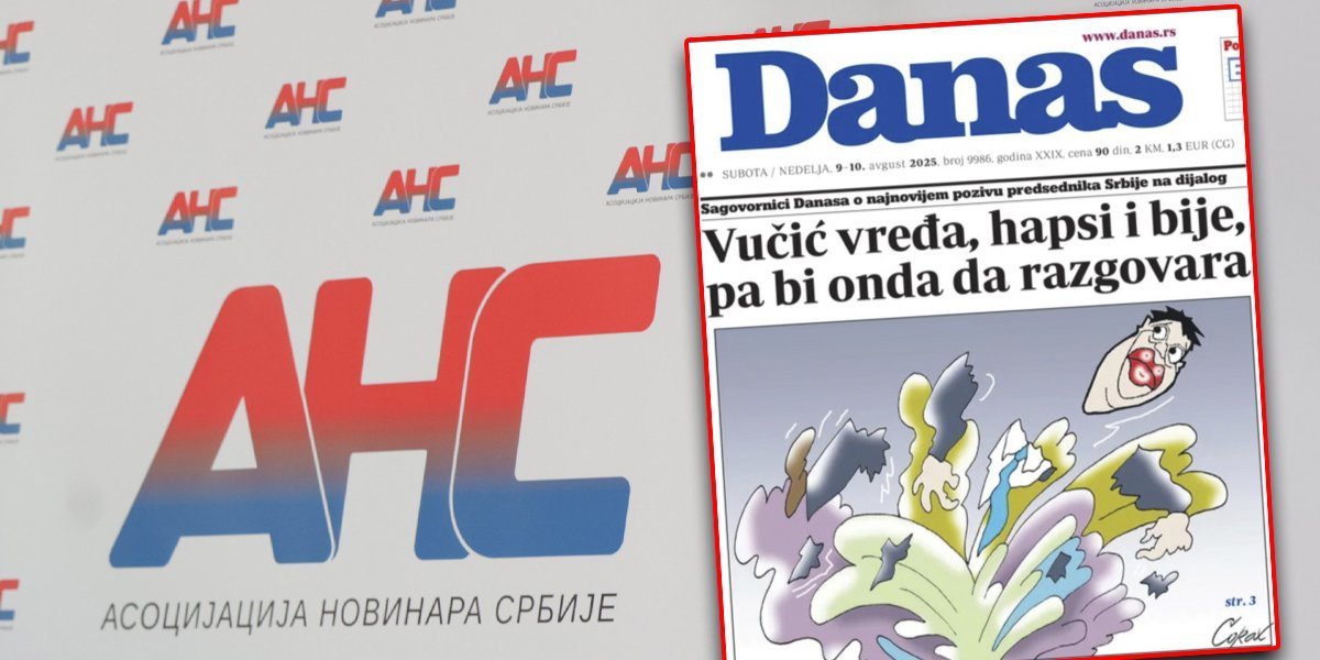 Ovo je za svaku osudu: Zbog naslovne strane "Danasa" reagovala i ANS